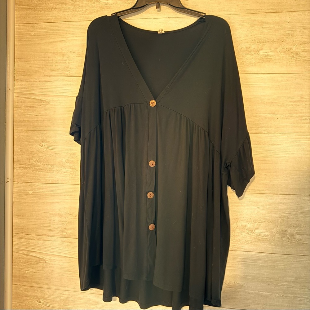 Beeson River Black Button-Down Women's Shirt